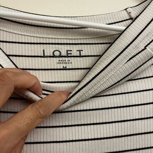 The loft striped shirt